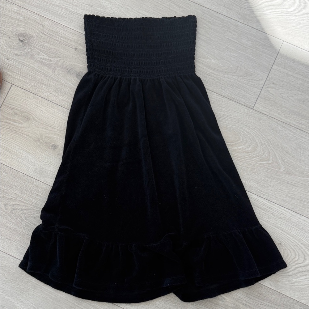 Juicy Couture Black Ruffle Detail Garment